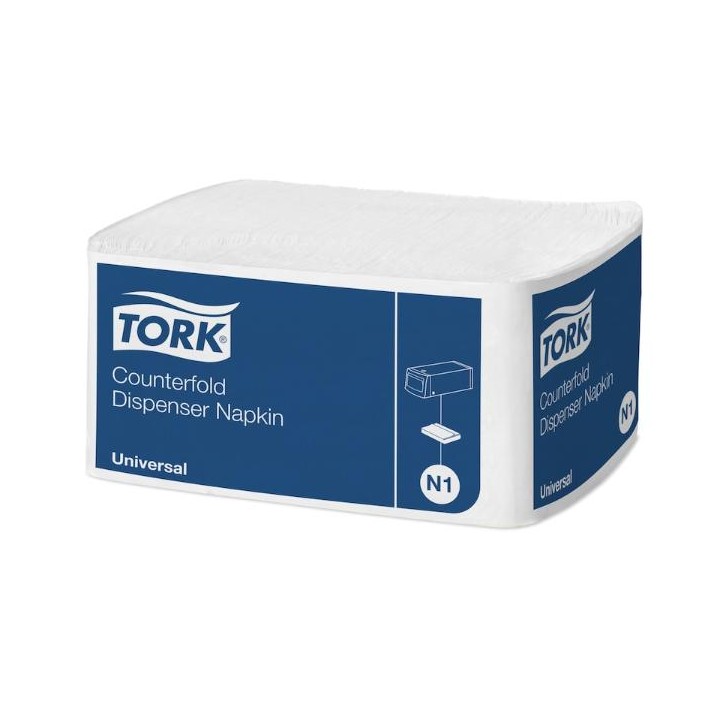 Serwetki  - TORK DISP NAPKINS WHI 1P CF (7200/24) #10935