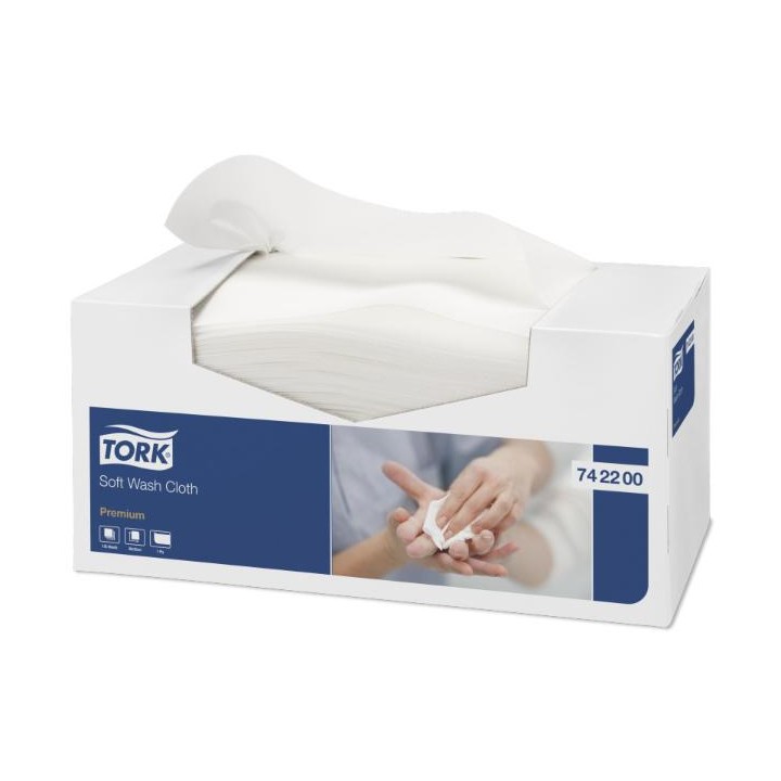 Ręcznik do mycia ciała - TORK PREMIUM WASH CLOTH SOFT (1080/8) #742200