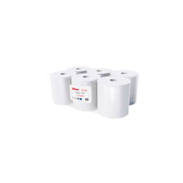 Ręcznik papierowy MIDI BIAŁY 130/1 1W (6ROL) #5944