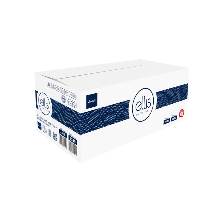 Ręcznik papierowy ZZ ELLIS PROFESSIONAL 3000 BIAŁY (3000/15) #2509