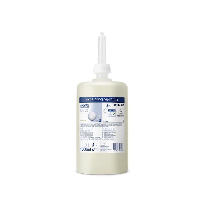 Bezzapachowe mydło w płynie - TORK PREMIUM SOAP LIQUID EXTRA MILD 1L #420701
