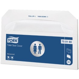 Nakładki na toaletę - TORK ADV TOILET SEAT COVER (250 SZT) #750160