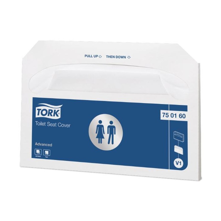 Nakładki na toaletę - TORK ADV TOILET SEAT COVER (250 SZT) #750160