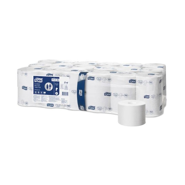 Papier toaletowy - TORK TOILET ROL CORELESS MIDSIZE (36ROL) #472199