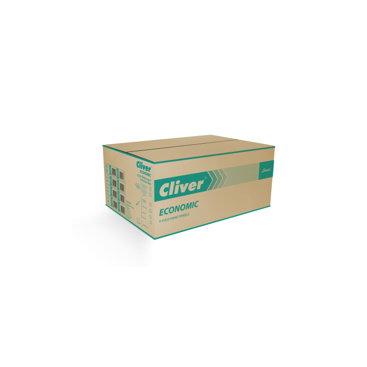 Ręcznik papierowy ZZ CLIVER ECONOMY SZARY 4000 (4000/20) #2226