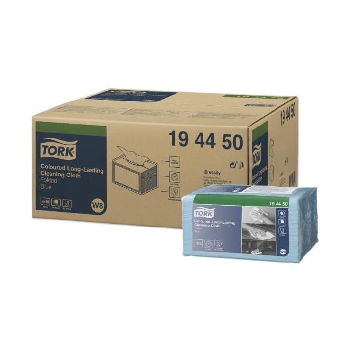 Czyściwo - TORK PREMIUM SPEC CLOTH BLUE (40 LIST) #194450