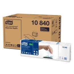 Serwetki  - TORK UNIV NAPKINS INTERF1P 225/5/8 (9000) #10840
