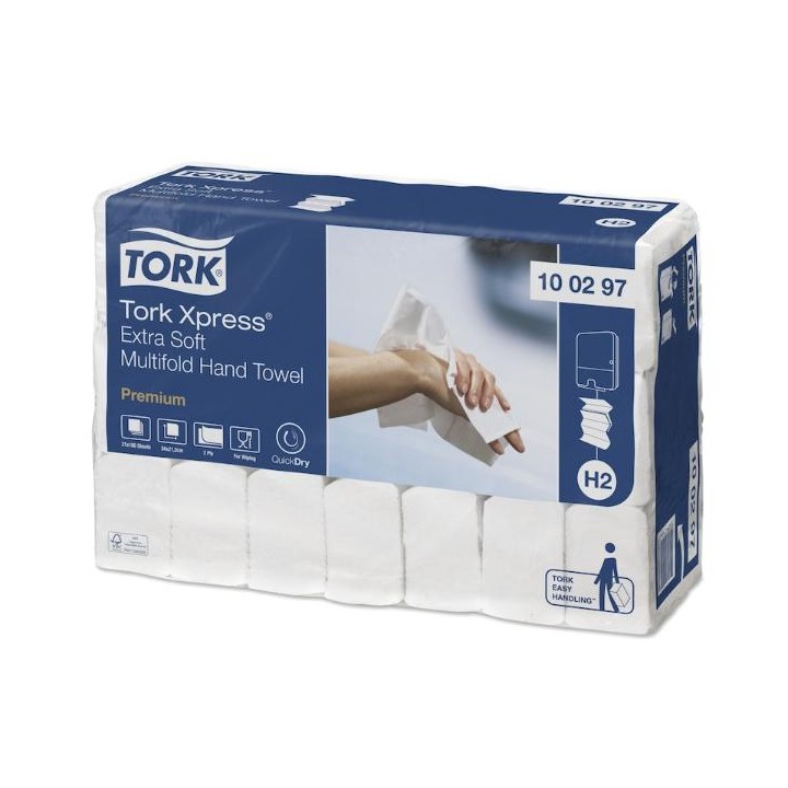 Ręcznik papierowy ZZ wielopanelowy - TORK PREM H.T. INTERFOLD EXTRA (2100/21)#100297